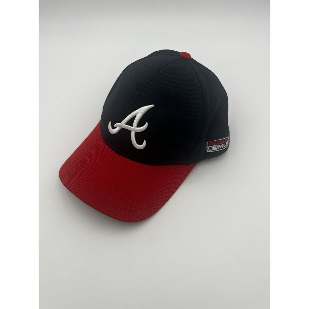 Atlanta Braves MLB OC Sports Adjustable Baseball Cap Navy Red Team Hat